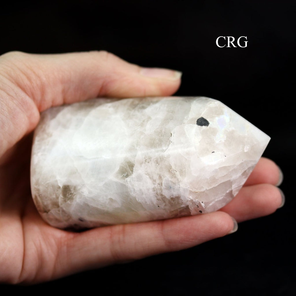 Rainbow Moonstone Full Polished Points (1 Kilogram) Size 1.5 to 3 Inches
