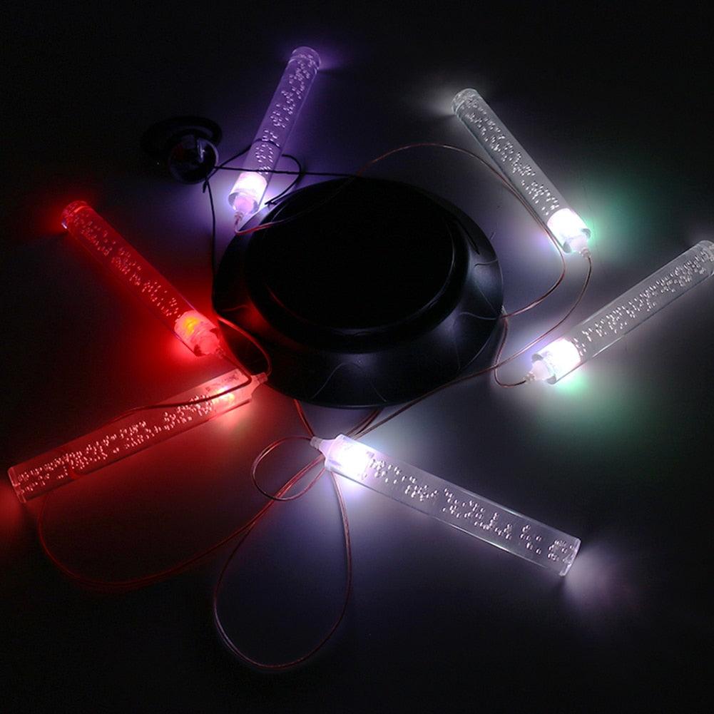 Solar Bubble Column Wind Chime Lamp