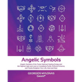 Purple and blue book cover showing 25 angelic symbols