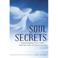 Book cover of Soul Secrets. Blue and white with image of a spirit in cloud form.